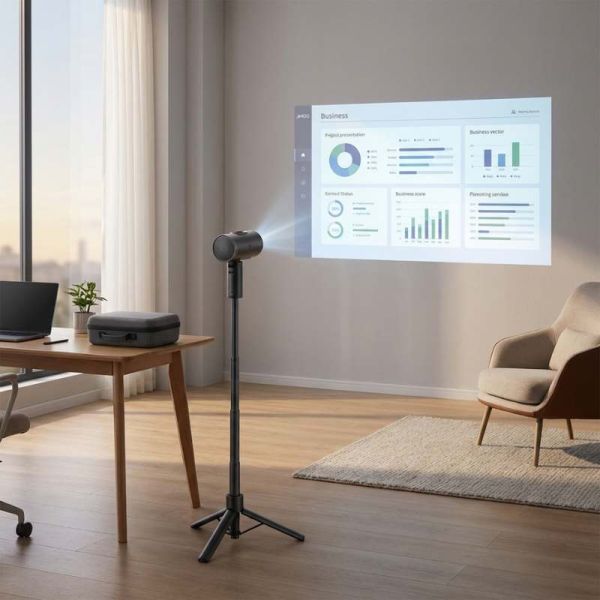 JMGO Picoplay+ projection in business environment