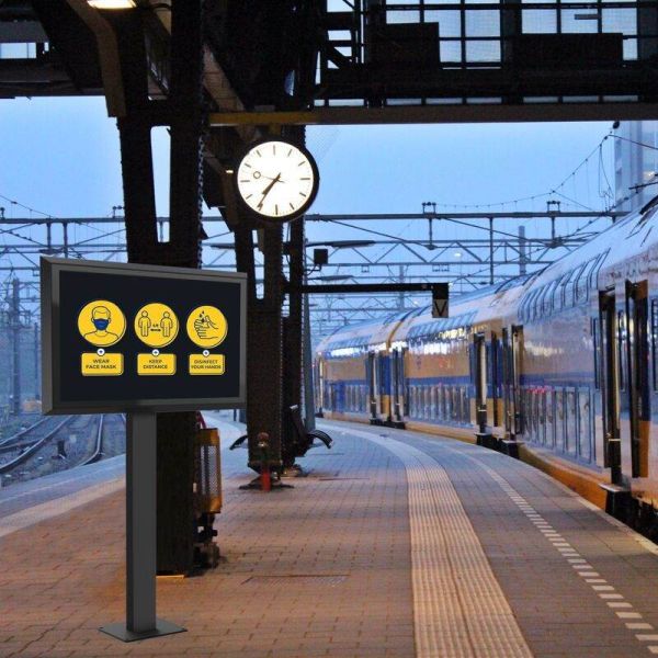 Vogel’s POF 7601 Supporto da Pavimento Outdoor per LG 49″