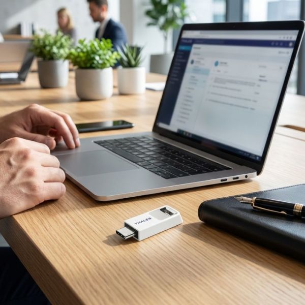 Thales eToken AZURE FIDO USBC authentication token