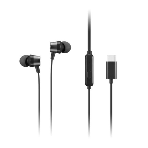 Lenovo 4XD1J77351 wired headset with USB-C connector