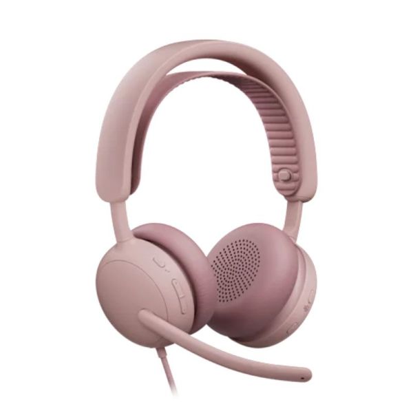 Logitech Zone Wired 2 rose headset