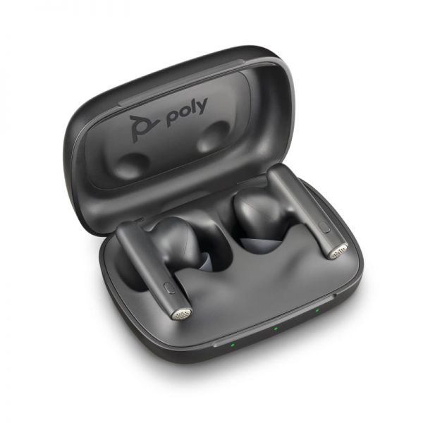 Poly Voyager Free 60 UC USB A écouteurs sans fil avec boîtier noir