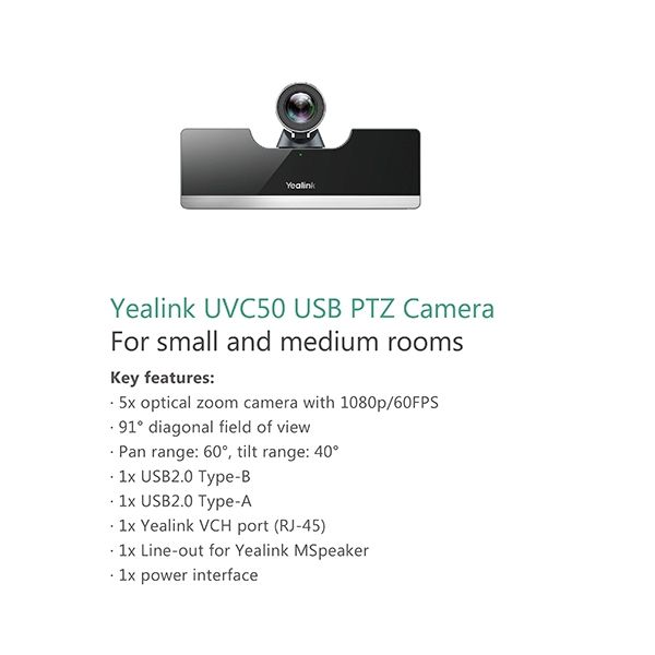 Câmara Yealink UVC50
