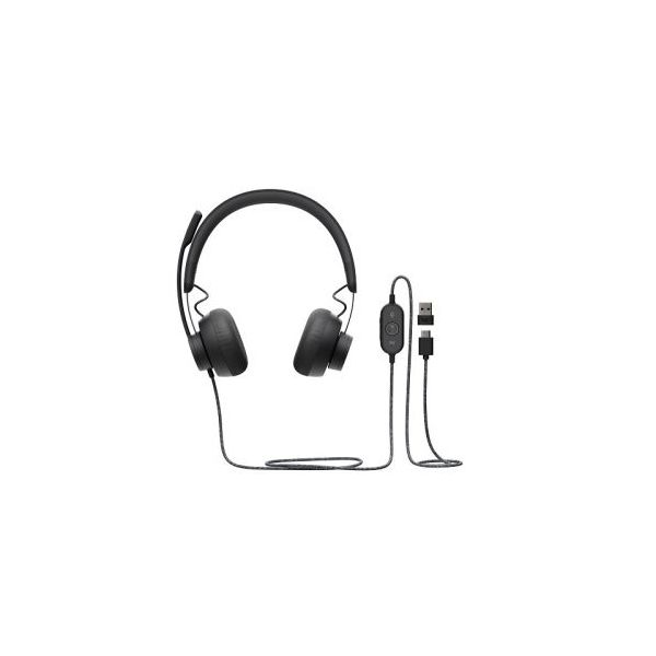 Pack Logitech Dock + C920E + Zone Wired + MK270
