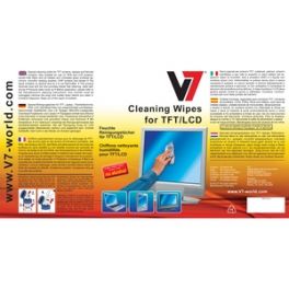 V7 - Toalhitas de limpeza para ecrãs