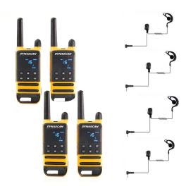 Pack 4 Dynascan P19 + 4 auriculares de gancho