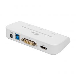 i-tec U3DUALADA adaptador gráfico USB 2048 x 1152 pixels Branco