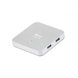 i-tec U3HUBMETAL4 hub de interface USB 3.0 (3.1 Gen 1) Type-A 5000 Mbit/s Prateado