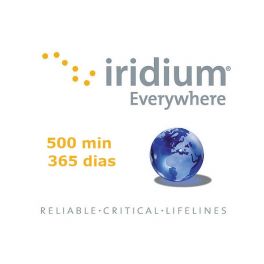 Recarga 500 minutos - Válido por 365 dias Iridium