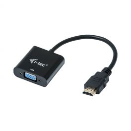 i-tec HDMI2VGAADA cabo de interface/adaptador de género HDMI VGA Preto
