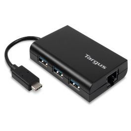 Hub USB-C com 3 portas USB-A e Gigabit Ethernet