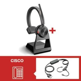 Pack Plantronics Savi 7210 Office Mono com atendedor eletrónico para Cisco