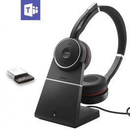 Jabra Evolve 75 MS com base de carga