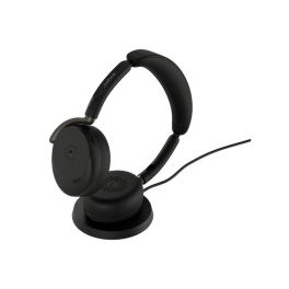 Jabra Evolve3 65 Flex MS headset with wireless charging pad