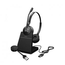 Jabra Engage 55 SE duo MS USB-A com base