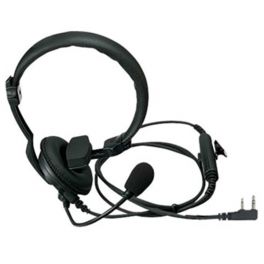Auricular com função PTT para walkie-talkies Kenwood