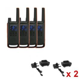 Motorola Pack Quarteto T82 + 4 bases de carga