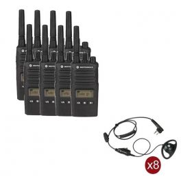 Pack de 8 Motorola XT460 + 8 Kits mãos livres contorno de orelha