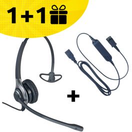 Por cada pack auricular HC40 + cabo comprado, um pack de oferta
