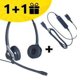 Por cada pack auricular HC45 + cabo comprado, um pack de oferta