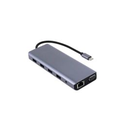 Adaptador Cleyver Hub USB C 12 portas 