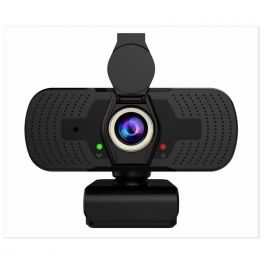 Webcam USB HD Compacta com lente de privacidade