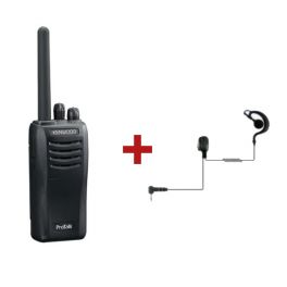 Kenwood Protalk TK-3501 + Auricular gancho para Kenwood