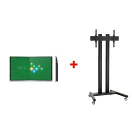 Ecrã interativo VSeven de 86" com Kit de suporte com rodas