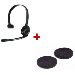 Sennheiser PC 2 Chat com almofadas