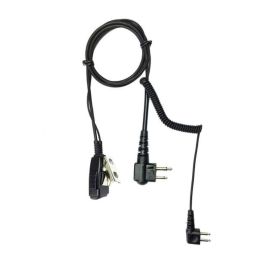 J22 audio adapter with PTT for professional radio headsets