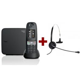 Gigaset E630 + auricular Freemate DH011C  (Jack 2.5 mm)