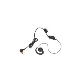 Auricular giratório com microfone e PTT em linha