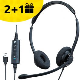 Por cada 2 auriculares Cleyver HC65 comprados, 1 de oferta