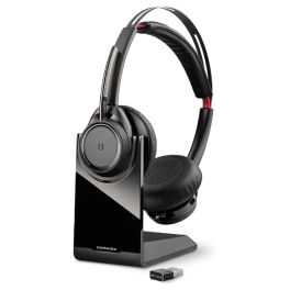 Plantronics Voyager Focus UC com base – Versão Microsoft