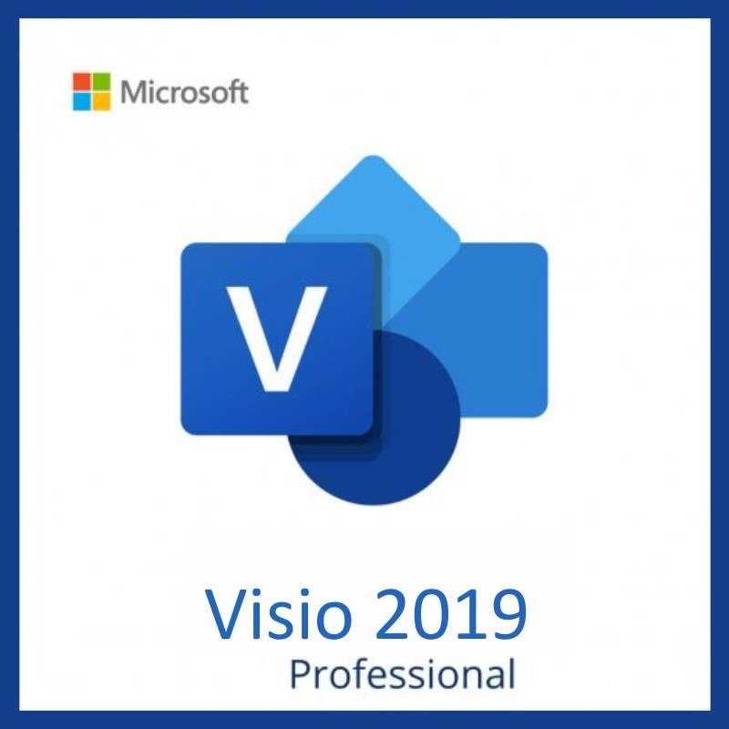 Microsoft Visio 2019 Professional licença digital recondicionada