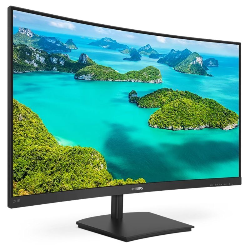 Monitor Philips 241E1SCA FHD curvo de 24 polegadas