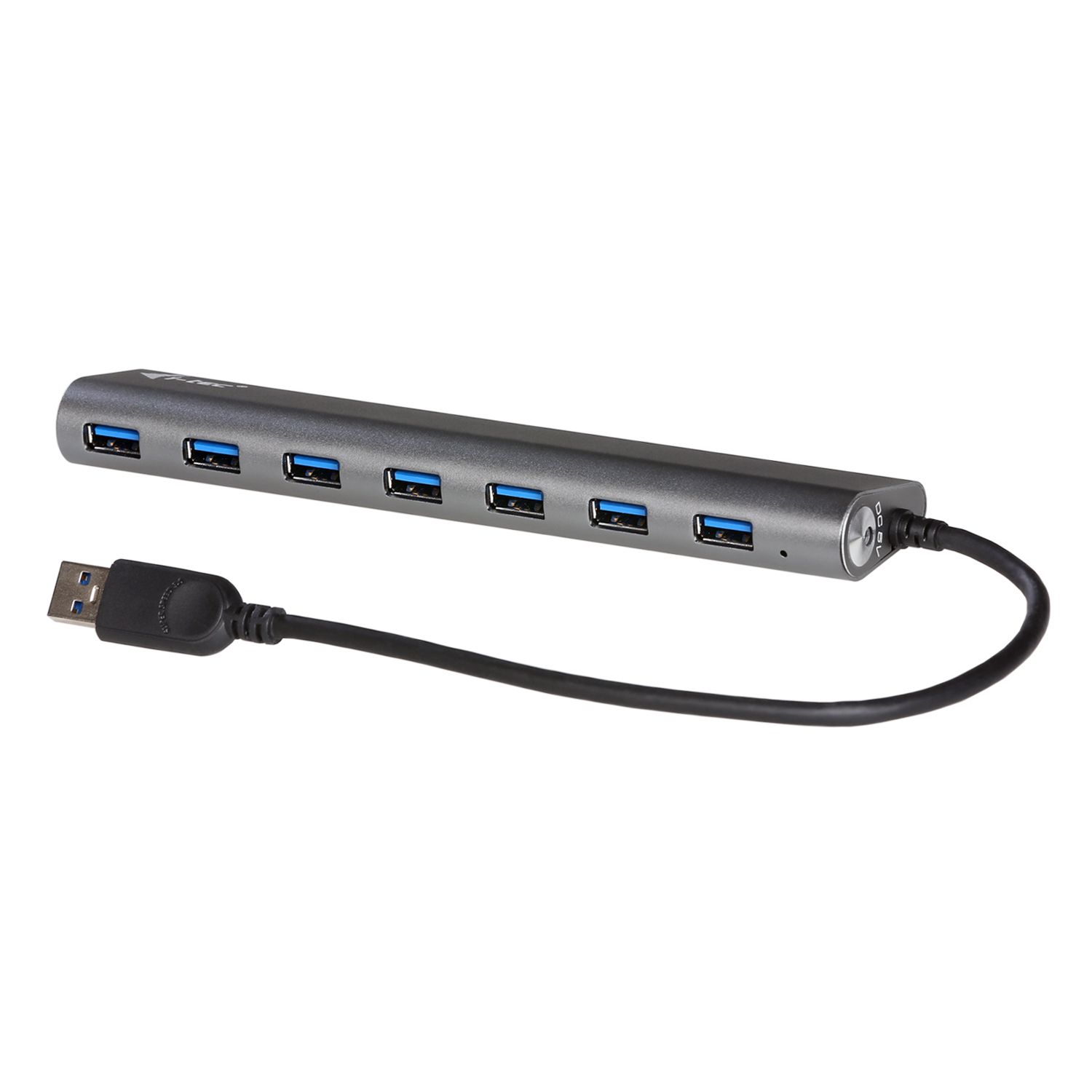 i-tec U3HUB778 hub de interface USB 3.0 (3.1 Gen 1) Type-A 5000 Mbit/s Prateado