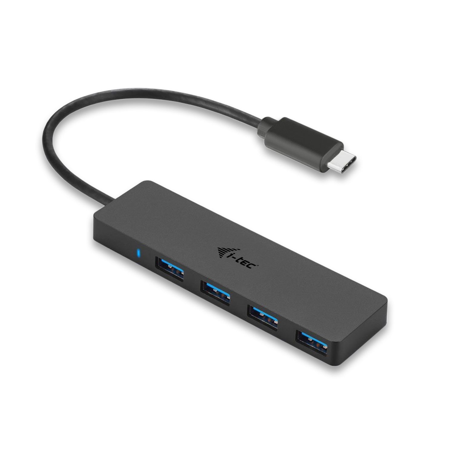 i-tec C31HUB404 hub de interface USB 3.1 (3.1 Gen 2) Type-C 5000 Mbit/s Preto