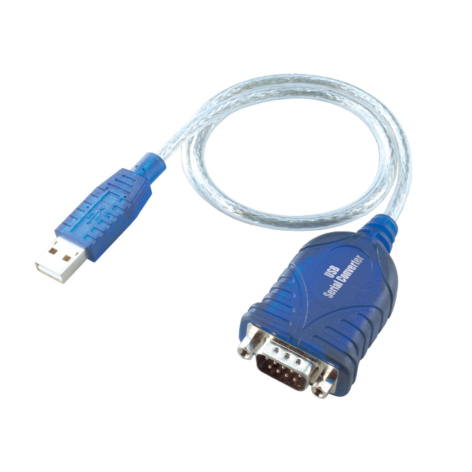 i-tec USBSEAD cabo de interface/adaptador de género USB RS-232 Azul, Transparente