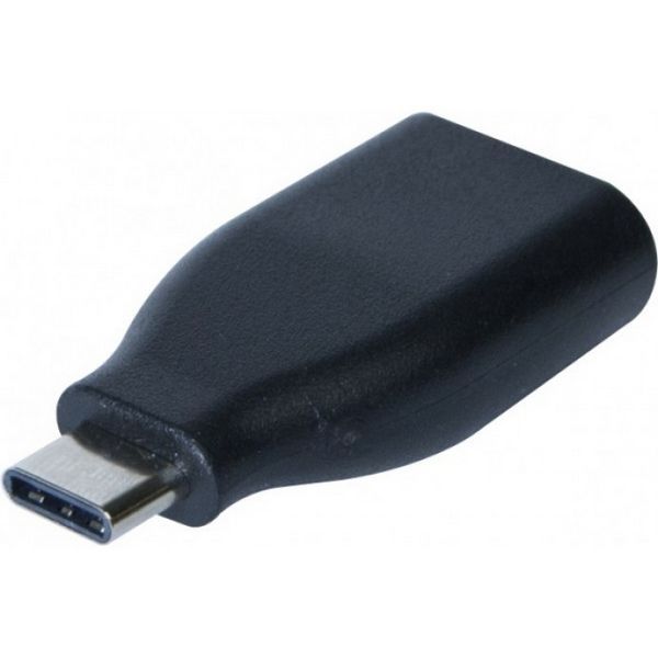 Adaptador monobloco macho USB-A 3.0 a USB-C 3.0 