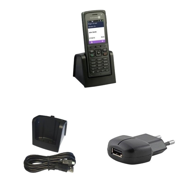 Pack completo Alcatel-Lucent 8262 + carregador e fonte de alimentação