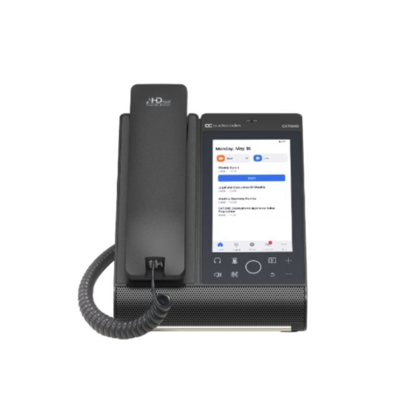 AudioCodes C470HD Telefone IP Zoom com Ecrã Tátil