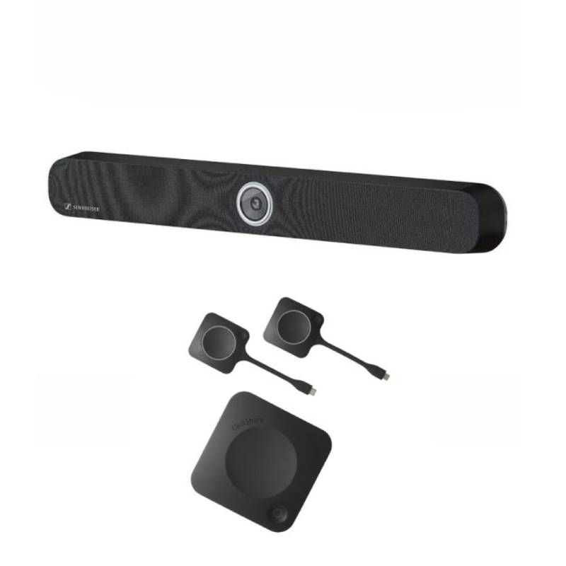 Pack Barco ClickShare CX30 Sennheiser TeamConnect Bar M Videoconferência Sem Fios