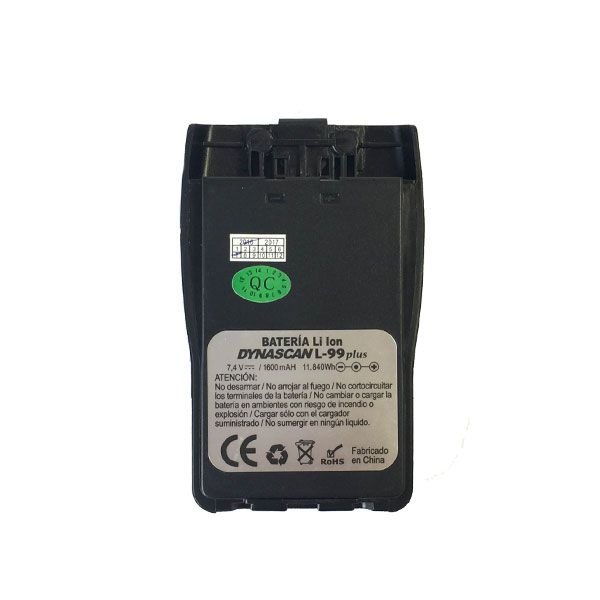 Bateria 1600 mAh para Dynascan L-99 PLUS