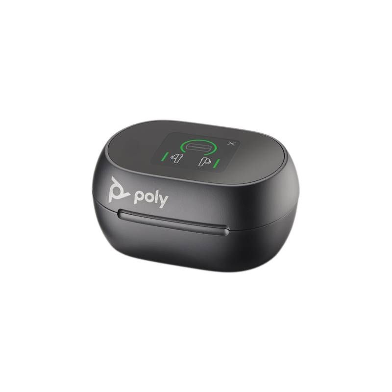 Estojo de carregamento Poly Voyager Free 60+ USB-C preto