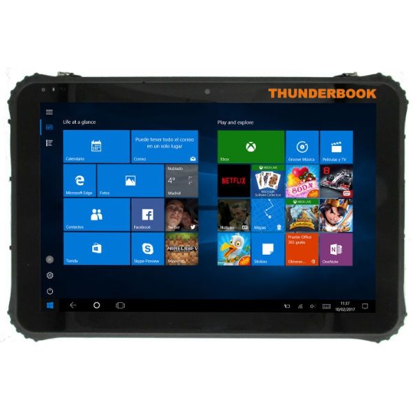 Thunderbook Colossus W125 - C1220G - Windows 10 iot - Leitor código de barras