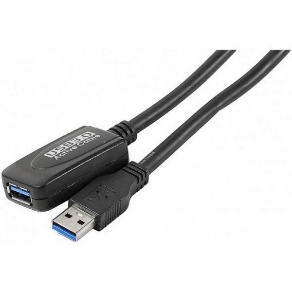  Cabo de extensão amplificador USB 3.0 5m