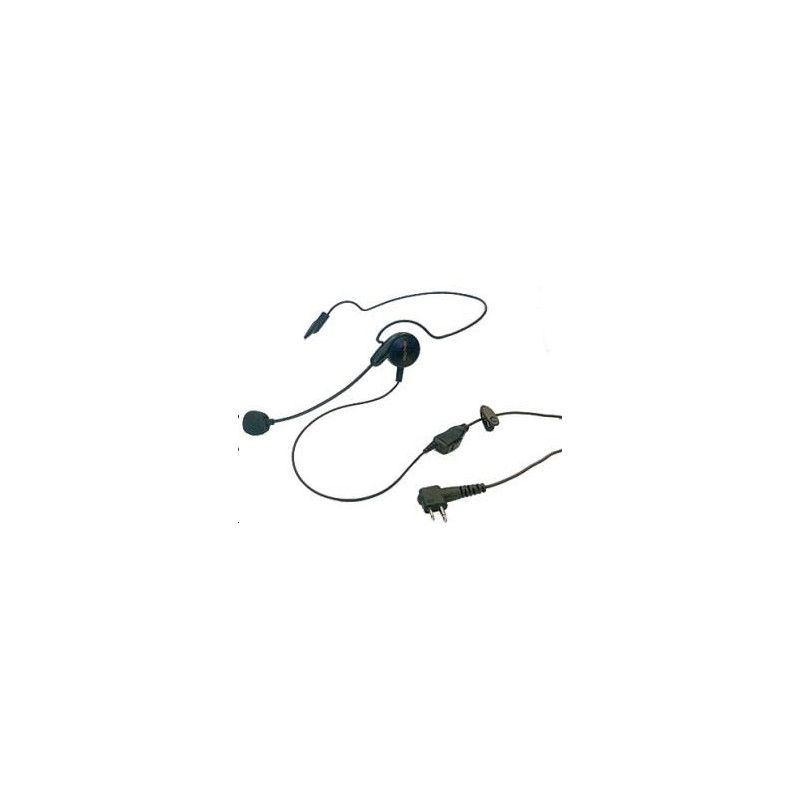 Auricular estilo contorno de nuca e microfone para Motorola DP1400