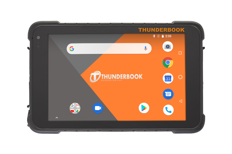 Thunderbook Colossus A801 com leitor código de barras