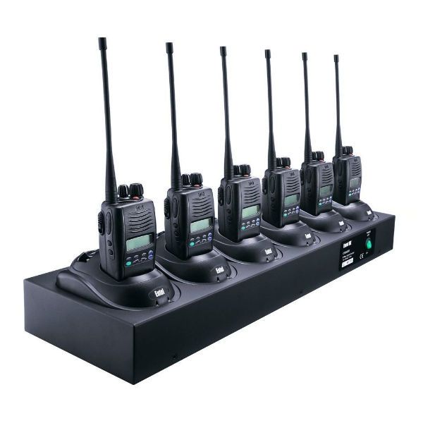 Carregador rápido múltiplo 6 posições para Entel Series HX/DX